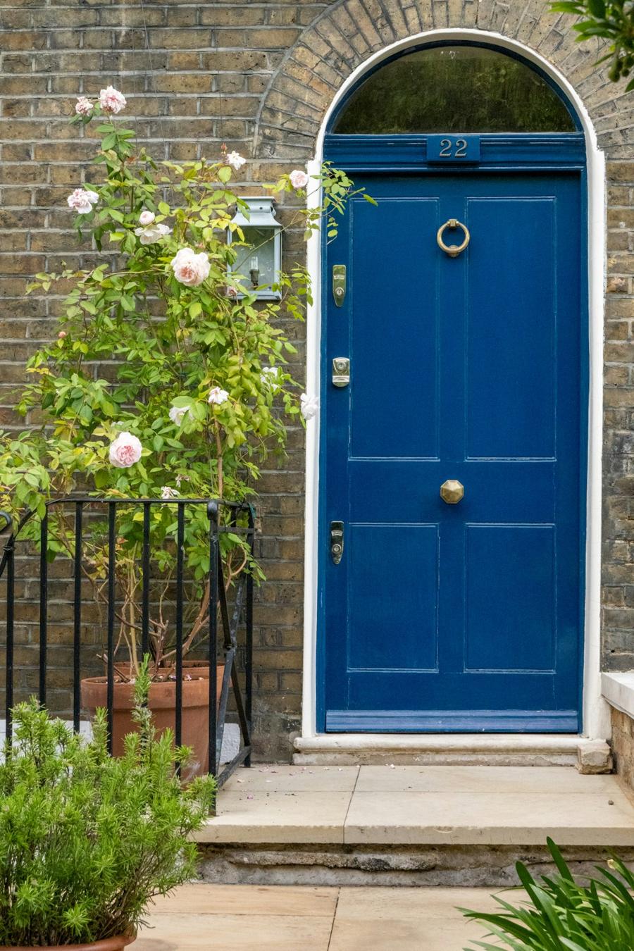 Front door and trim, Spencerport
